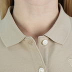 Women's Cotton Lycra 3D Lion Embroidery Polo S - Shop Giordano