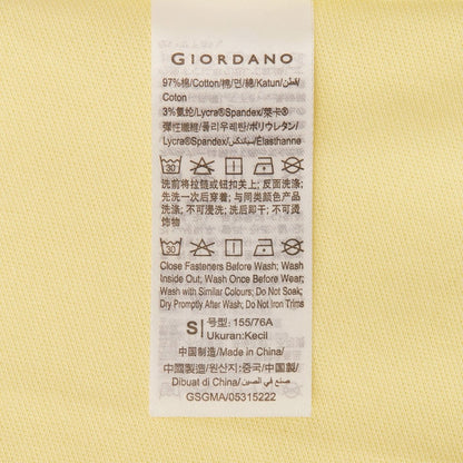 Women's Cotton Lycra 3D Lion Embroidery Polo - Giordano