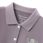 Women's Cotton Lycra 3D Lion Embroidery Polo S - Shop Giordano