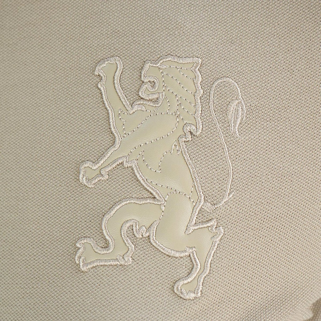 Women's Cotton Lycra 3D Lion Embroidery Polo S - Shop Giordano