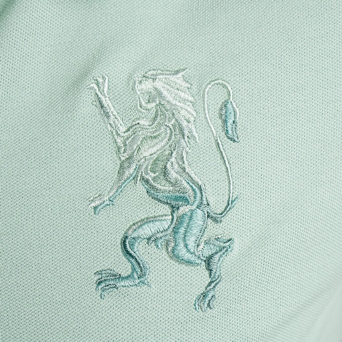 Women's Cotton Lycra 3D Lion Embroidery Polo - Giordano