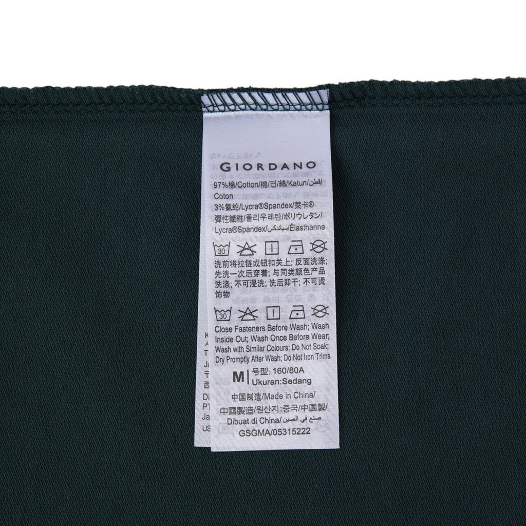 Women's Cotton Lycra 3D Lion Embroidery Polo S - Shop Giordano