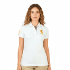 Women's Cotton Lycra 3D Lion Embroidery Polo S - Shop Giordano