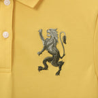 Women's Cotton Lycra 3D Lion Embroidery Polo S - Shop Giordano