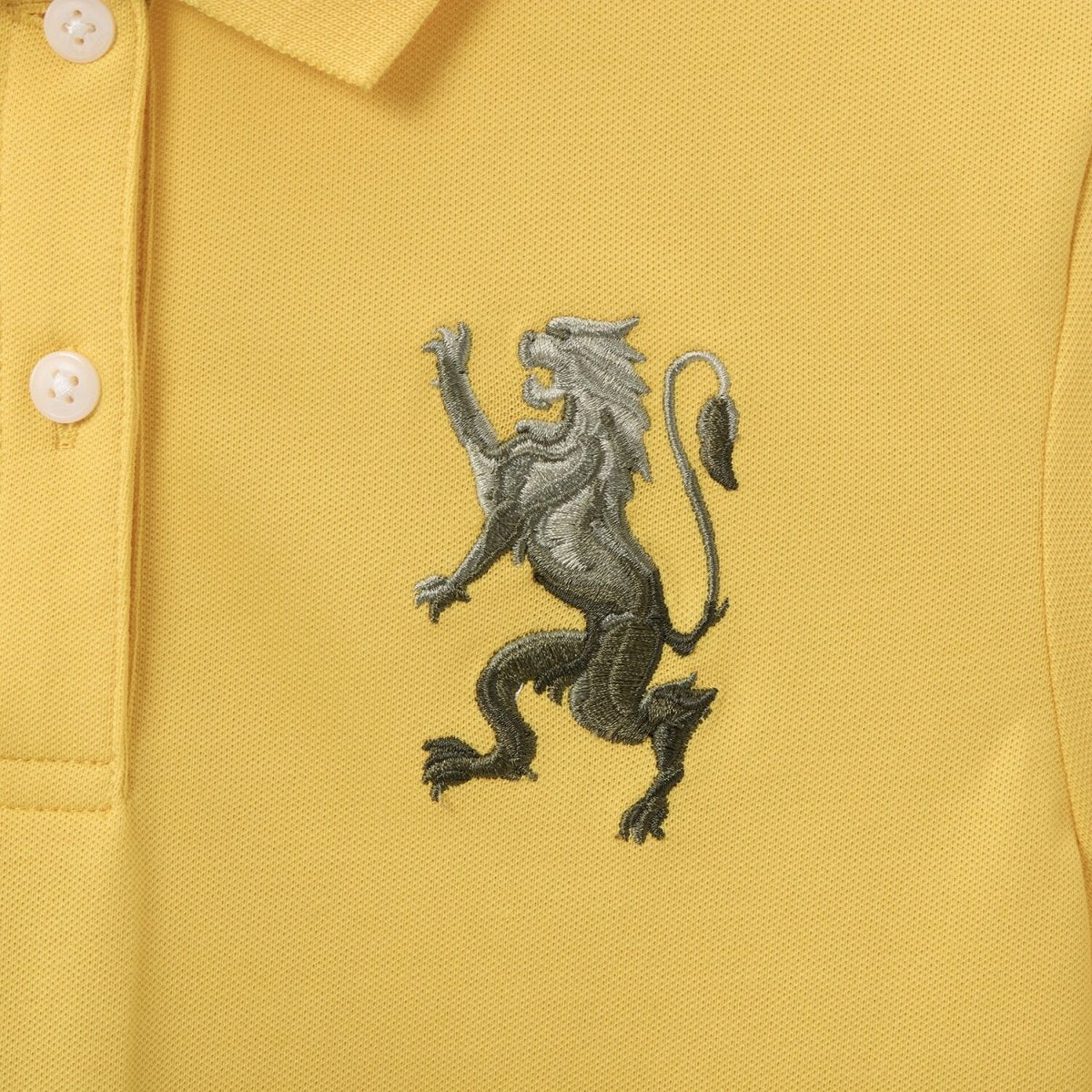 Women's Cotton Lycra 3D Lion Embroidery Polo S - Shop Giordano
