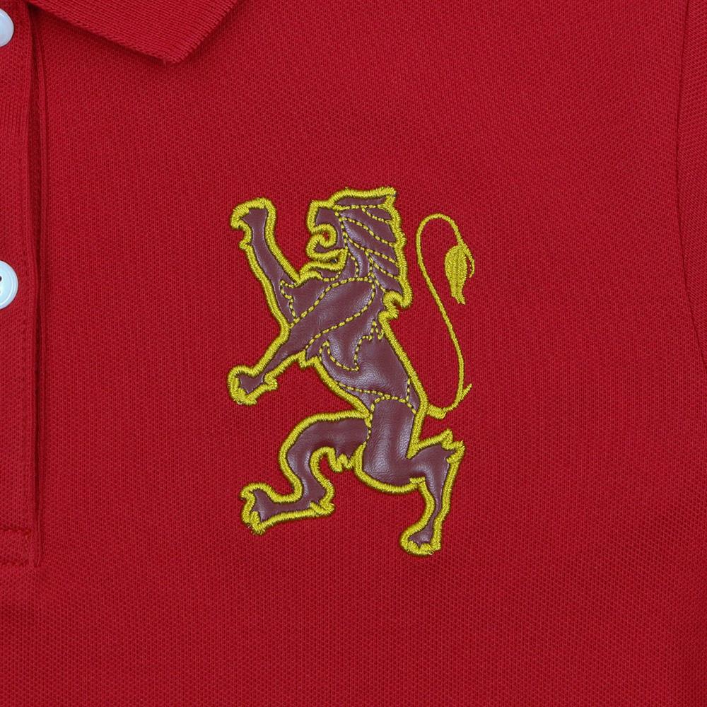 Women's Cotton Lycra 3D Lion Embroidery Polo S - Shop Giordano
