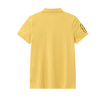 Women's Cotton Lycra 3D Lion Embroidery Polo S - Shop Giordano