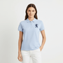 Women's Cotton Lycra 3D Lion Embroidery Polo S - Shop Giordano