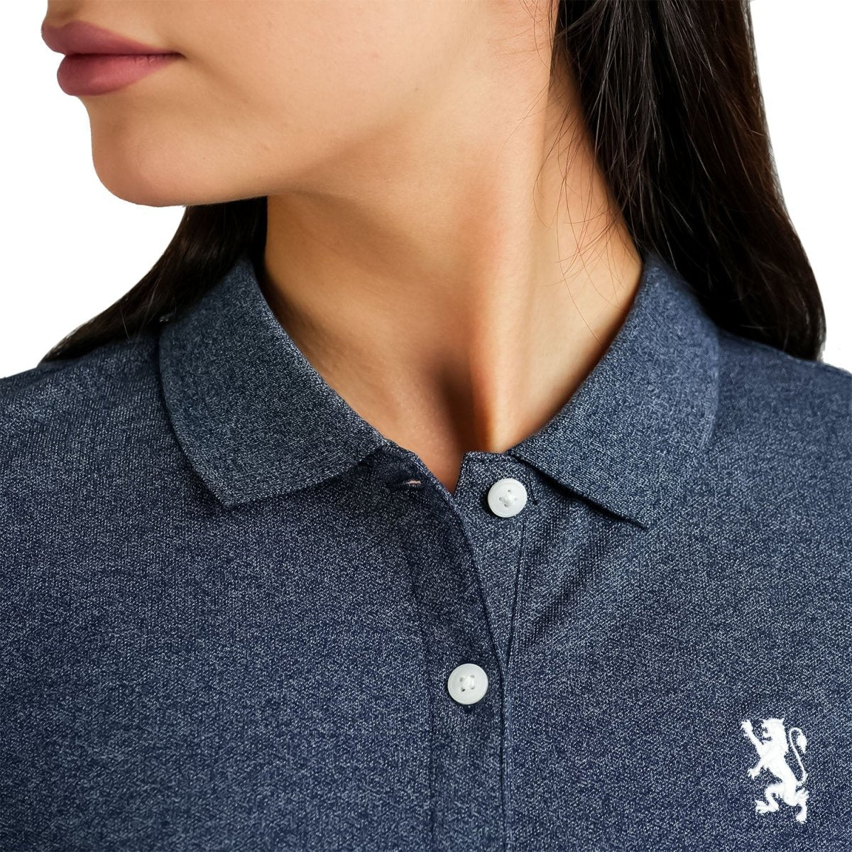 Women's Cotton Lycra Piqué Bold Polo - Giordano