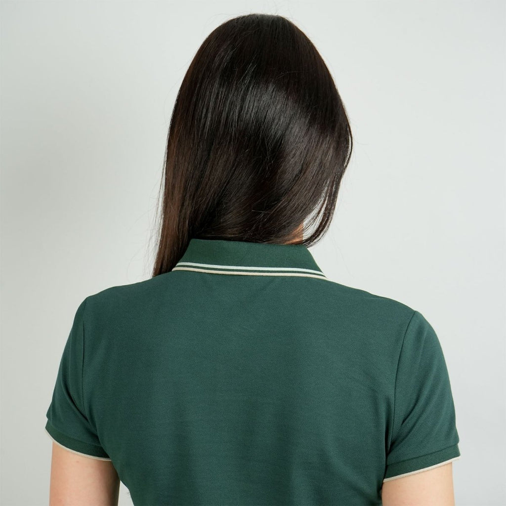 Women's Cotton Lycra Slim Fit Solid Polo S - Shop Giordano