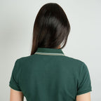 Women's Cotton Lycra Slim Fit Solid Polo S - Shop Giordano