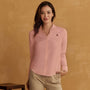 Women's Cotton Oxford Slim Fit Shirt With Lion Embroidery S - Shop Giordano