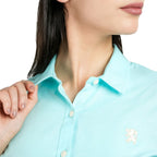 Women's Cotton Oxford Slim Fit Shirt With Lion Embroidery S - Shop Giordano