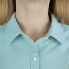 Women's Cotton Oxford Slim Fit Shirt With Lion Embroidery S - Shop Giordano