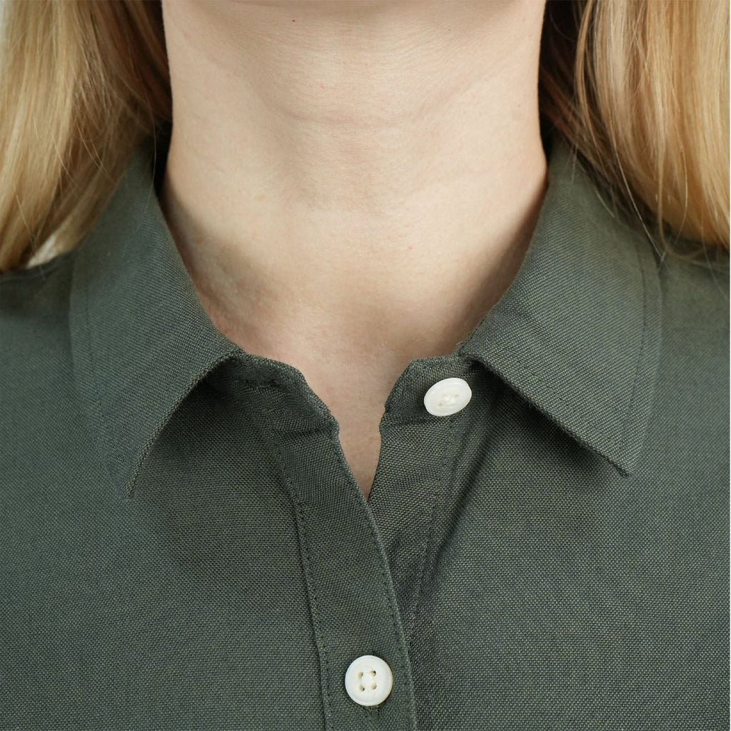 Women's Cotton Oxford Slim Fit Shirt With Lion Embroidery S - Shop Giordano
