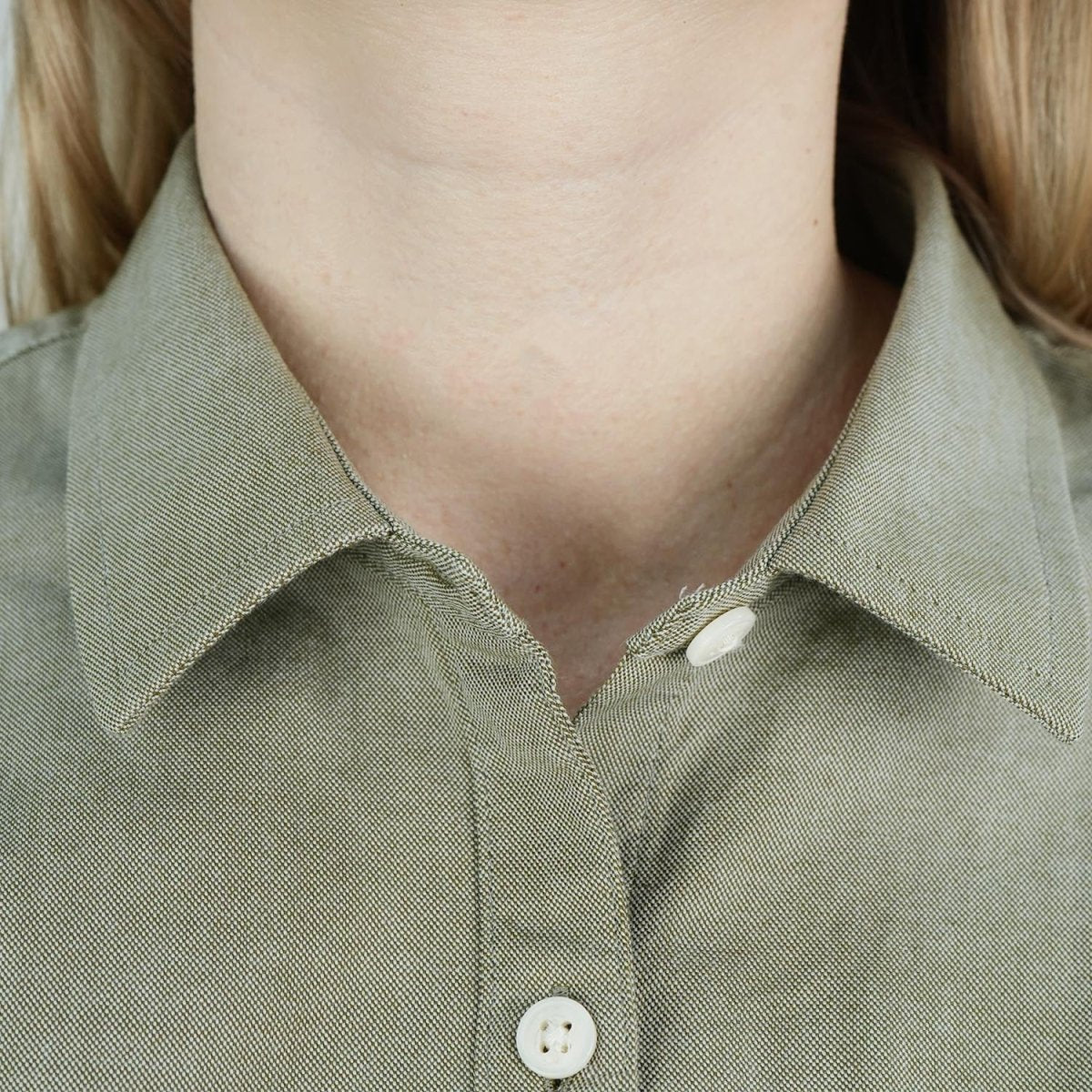 Women's Cotton Oxford Slim Fit Shirt With Lion Embroidery S - Shop Giordano