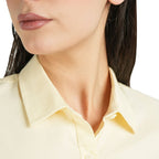 Women's Cotton Oxford Slim Fit Shirt With Lion Embroidery S - Shop Giordano