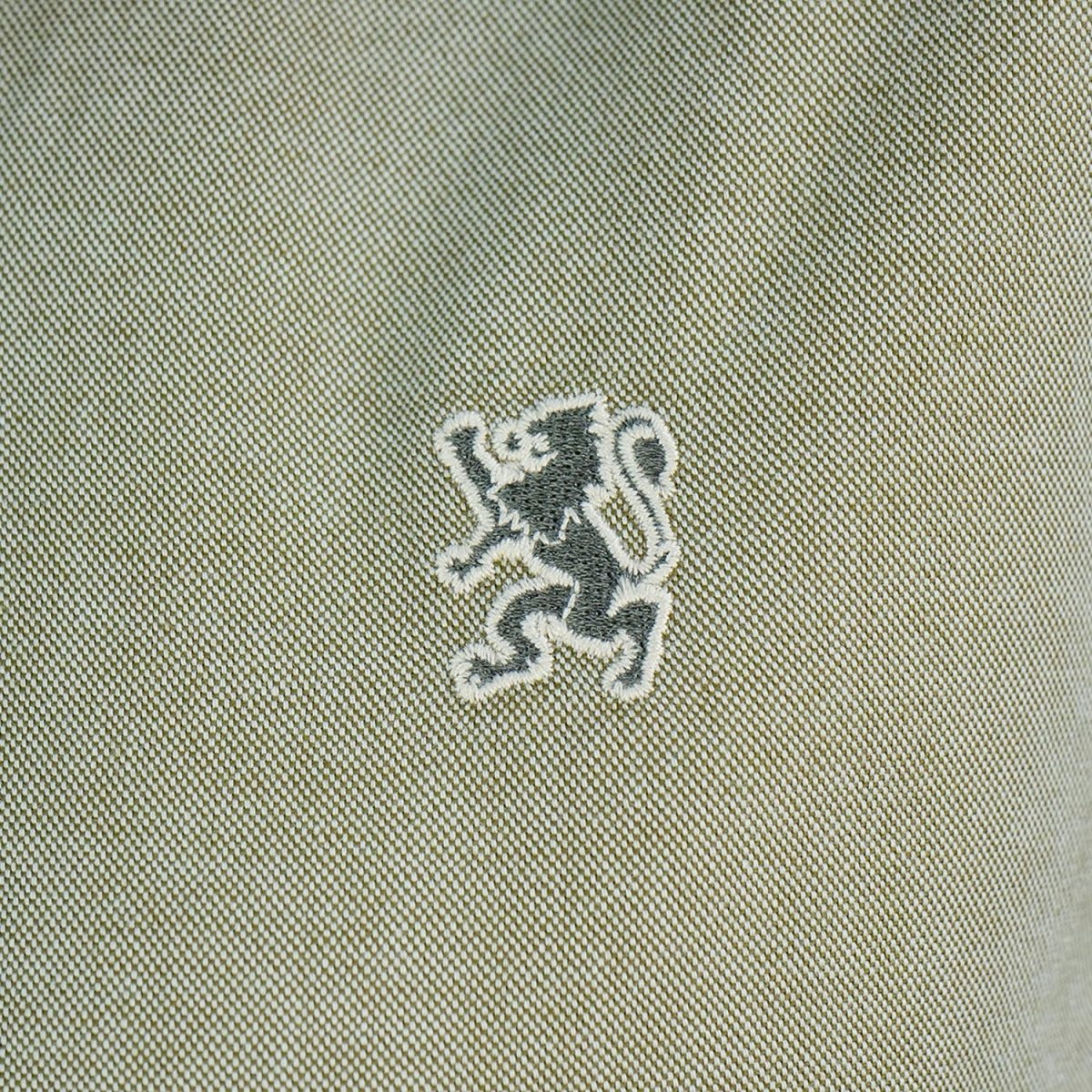 Women's Cotton Oxford Slim Fit Shirt With Lion Embroidery S - Shop Giordano