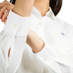 Women's Cotton Oxford Slim Fit Shirt With Lion Embroidery S - Shop Giordano