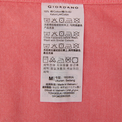 Women's Cotton Oxford Slim Fit Shirt With Lion Embroidery - Giordano