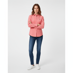 Women's Cotton Oxford Slim Fit Shirt With Lion Embroidery S - Shop Giordano
