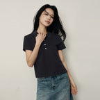 Women's Cotton Pique Slim Fit Polo | Korea Collection S - Shop Giordano