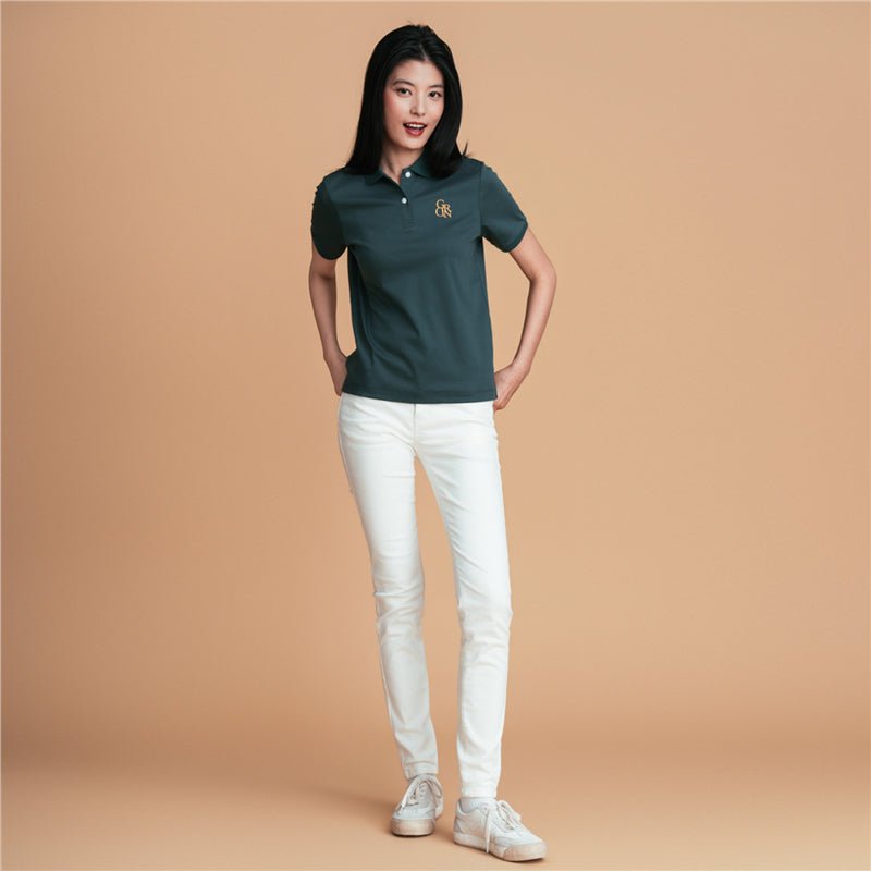 Women’S Embroidered Cotton Liquid Touch Polo S - Shop Giordano