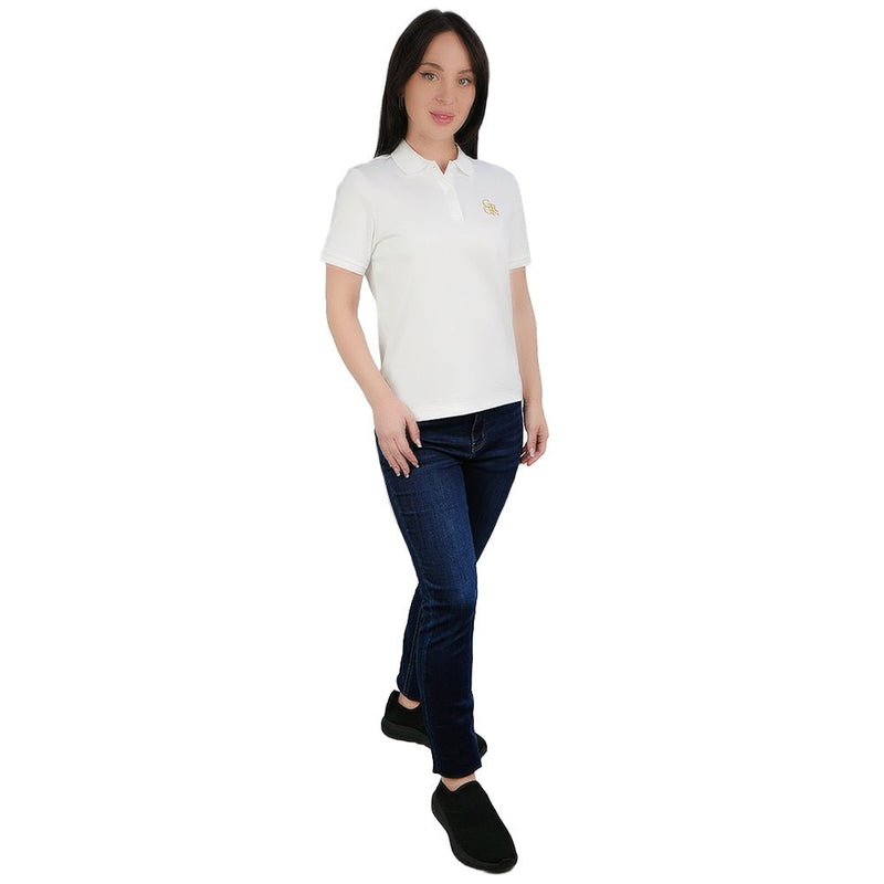 Giordano Women's Embroidered Cotton Liquid Touch Polo - first_variant_option_2 Premium Polo for Giordano