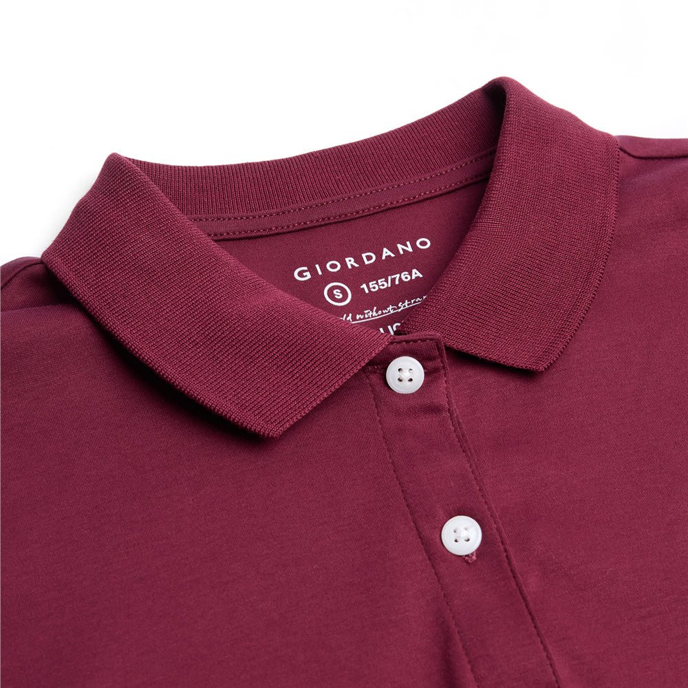Women’S Embroidered Cotton Liquid Touch Polo S - Shop Giordano