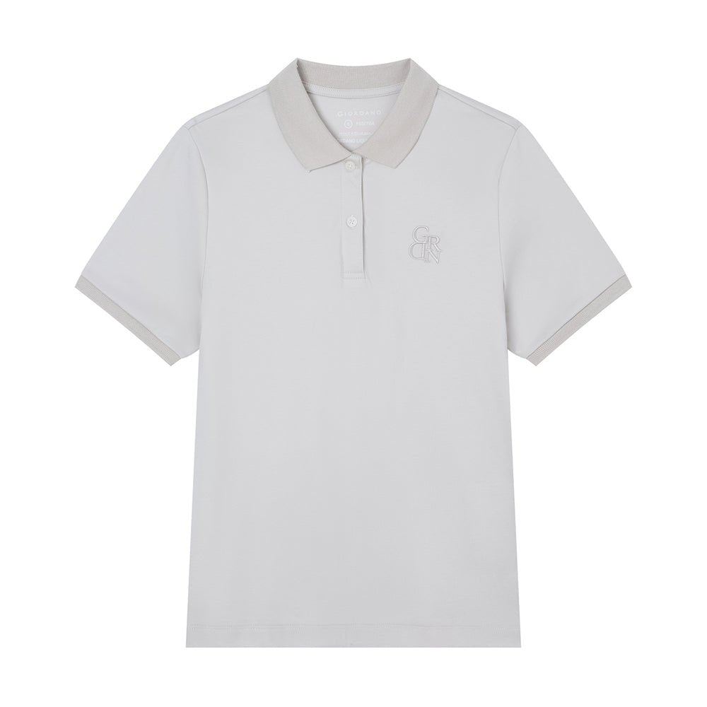 Women’S Embroidered Cotton Liquid Touch Polo S - Shop Giordano