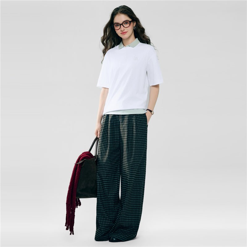 Women’S Embroidered Cotton Liquid Touch Tee S - Shop Giordano