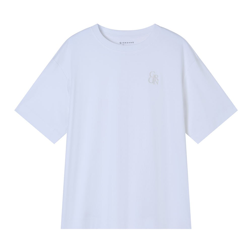 Women’S Embroidered Cotton Liquid Touch Tee S - Shop Giordano