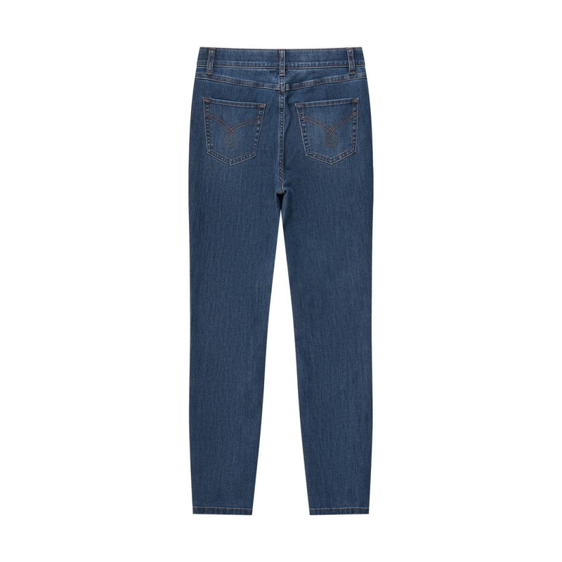 Women's High Rise Slim Tapered Jeans - Comfortable & Stylish Denim 24 - Shop Giordano