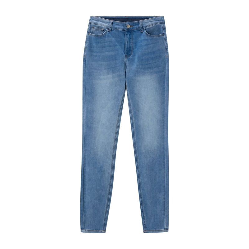 Women's High Rise Slim Tapered Jeans - Comfortable & Stylish Denim 26 - Shop Giordano