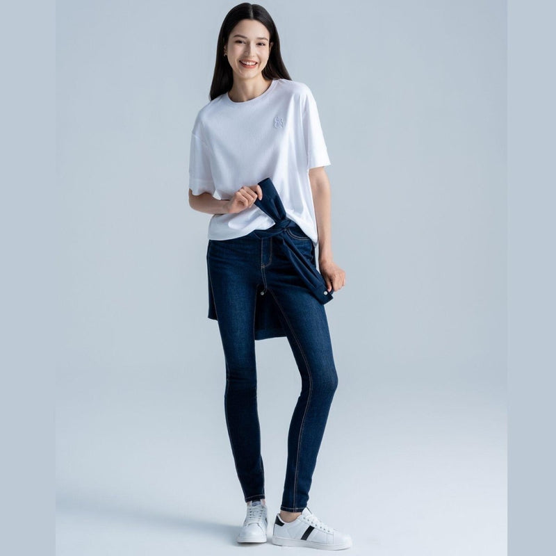 Women's High Rise Slim Tapered Jeans - Comfortable & Stylish Denim 24 - Shop Giordano