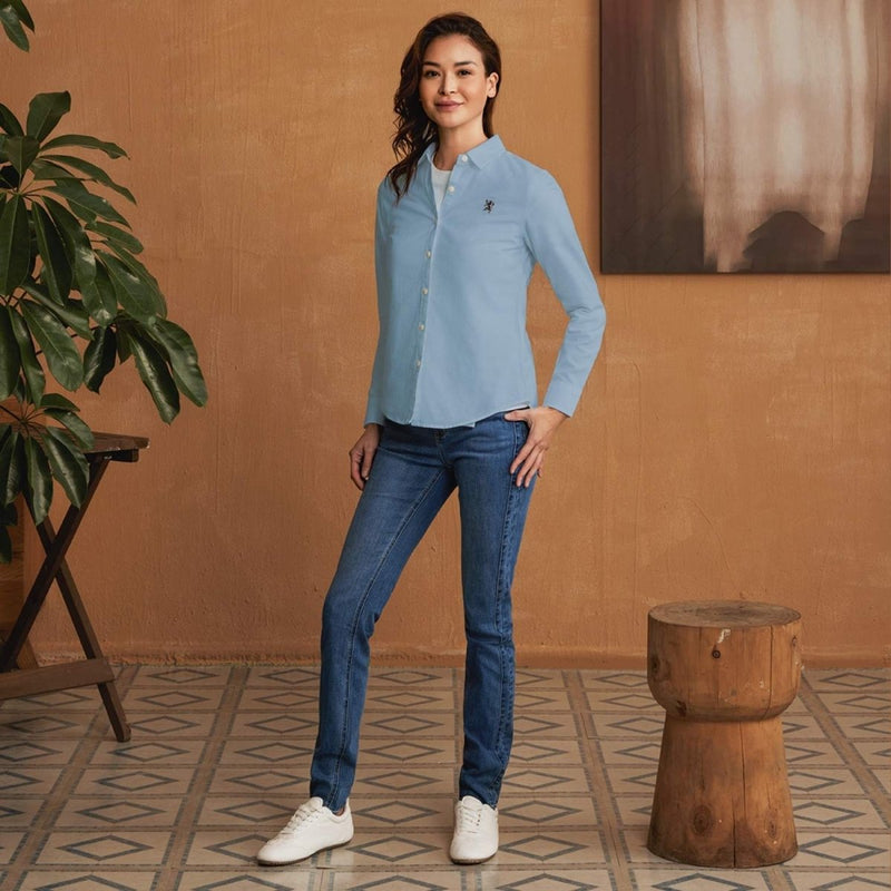 Women's High Rise Slim Tapered Jeans - Comfortable & Stylish Denim 24 - Shop Giordano