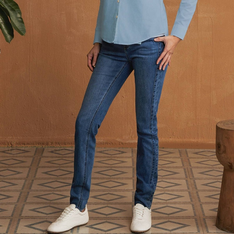 Women's High Rise Slim Tapered Jeans - Comfortable & Stylish Denim 24 - Shop Giordano