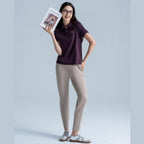 Women's High - Waist Capri Pants – Regular Fit Interlock Stretch S - Shop Giordano