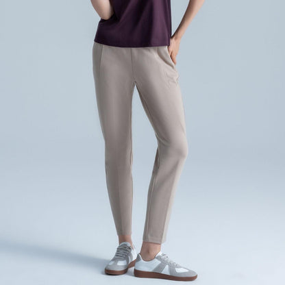 Women's High - Waist Capri Pants – Regular Fit Interlock Stretch - Giordano