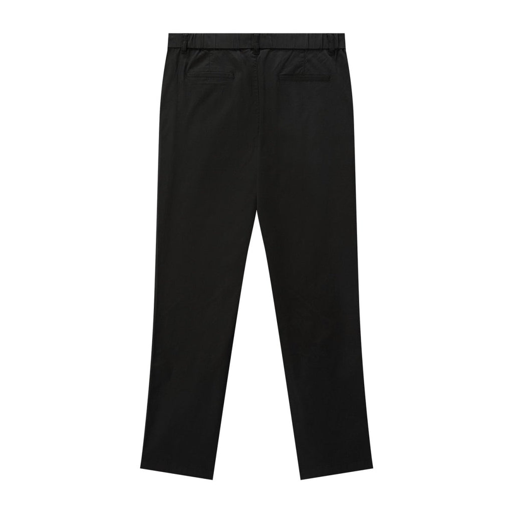 Women's High - Waist Cotton Blend Twill Tapered Pants S - Shop Giordano