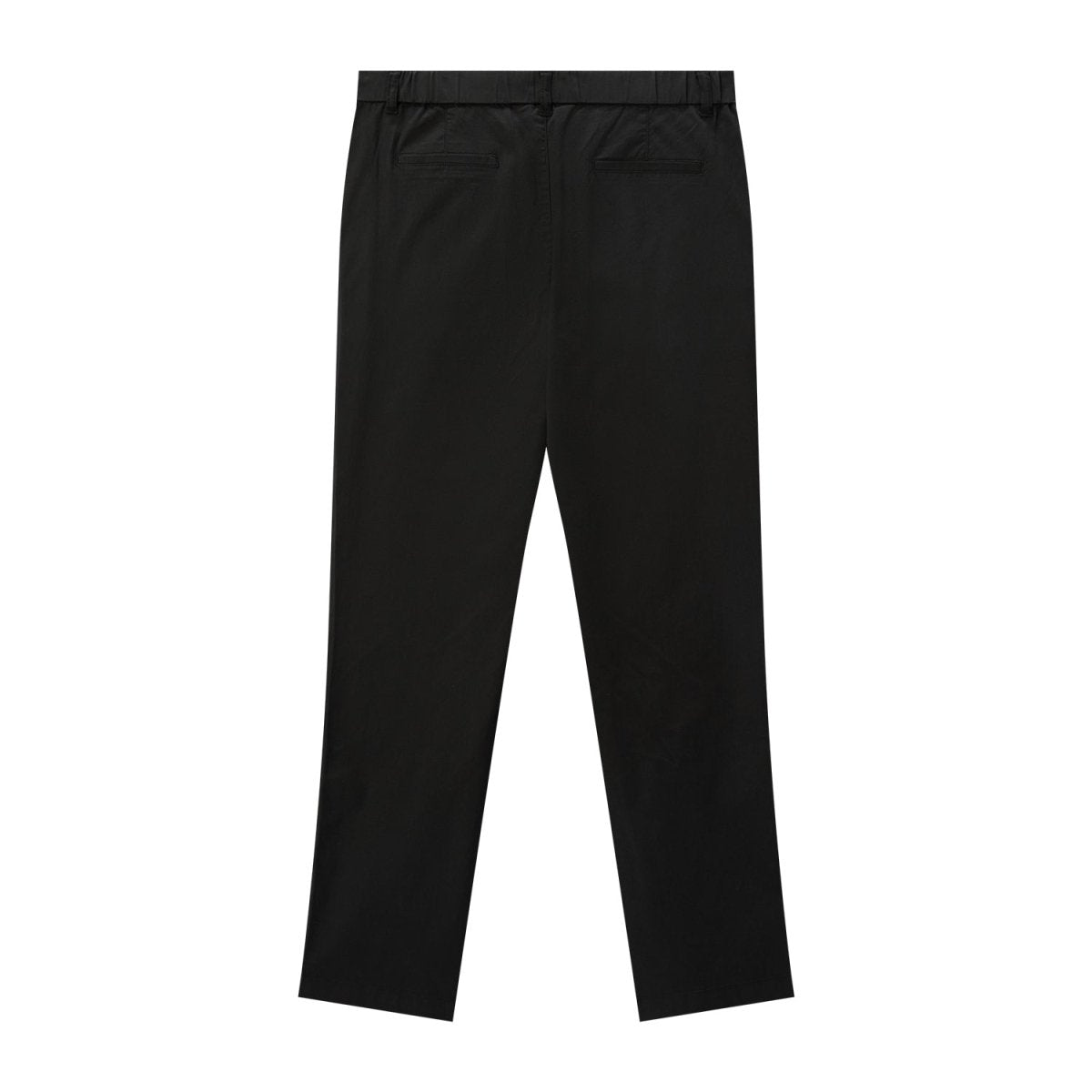 Women's High - Waist Cotton Blend Twill Tapered Pants - Giordano