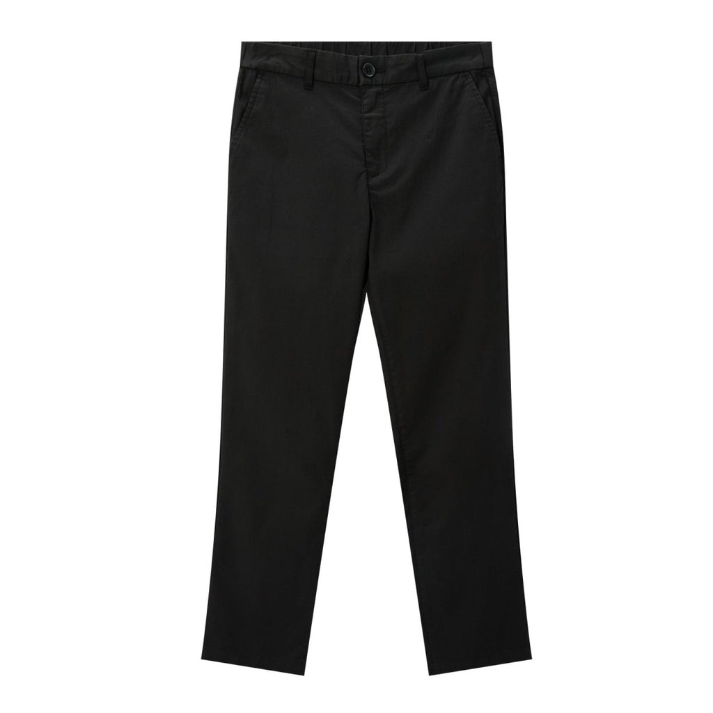 Women's High - Waist Cotton Blend Twill Tapered Pants S - Shop Giordano