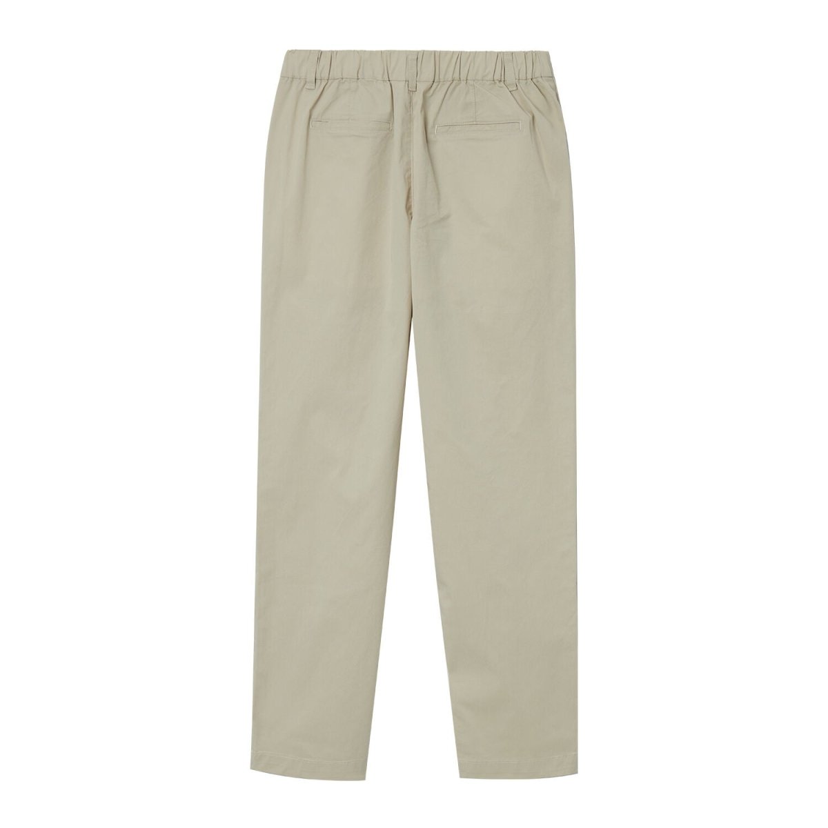 Women's High - Waist Cotton Blend Twill Tapered Pants - Giordano