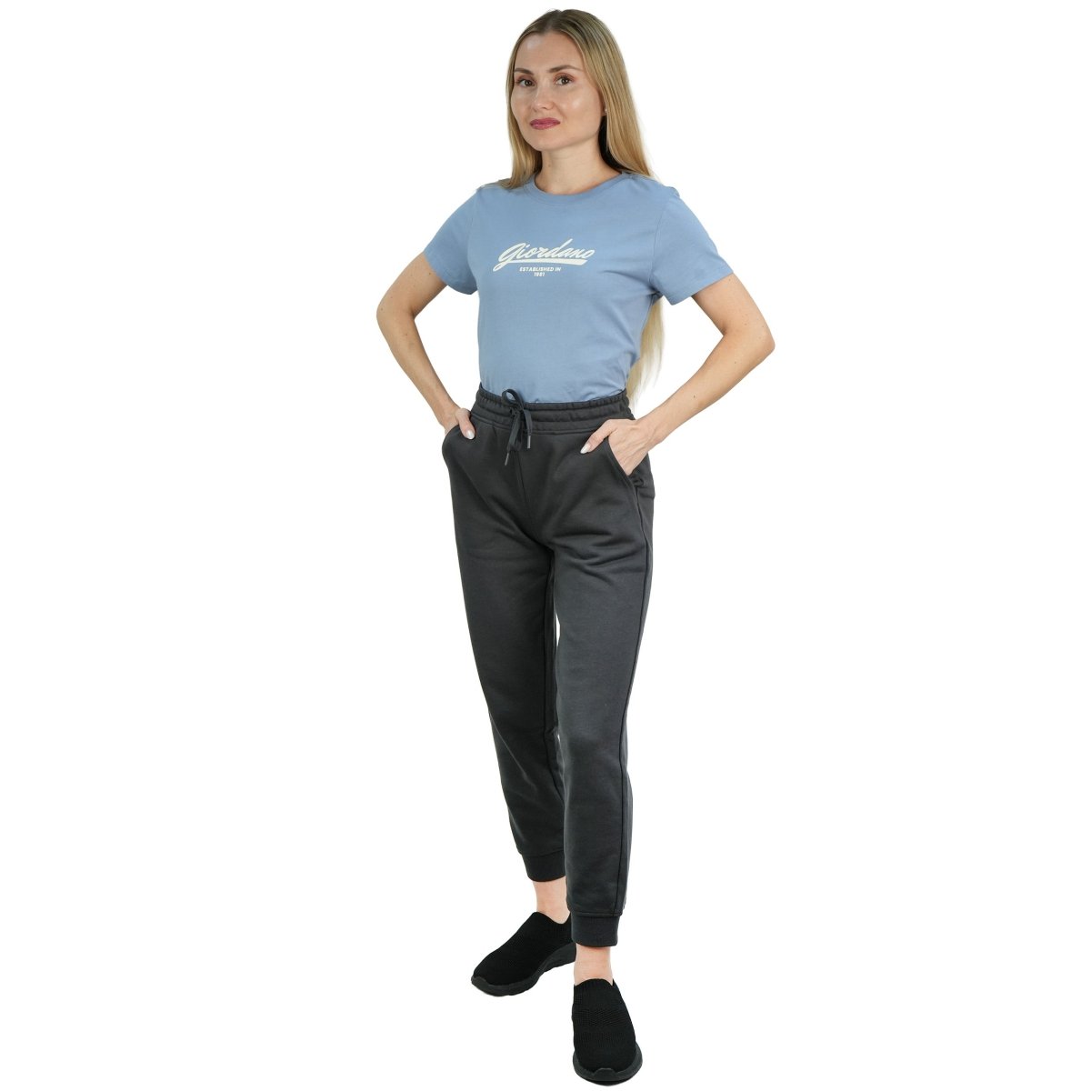 Women's High Waist Joggers S - Shop Giordano