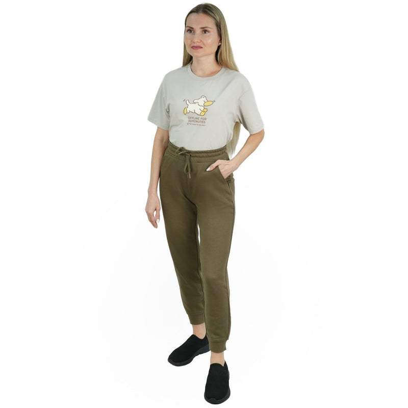 Women's High Waist Joggers S - Shop Giordano