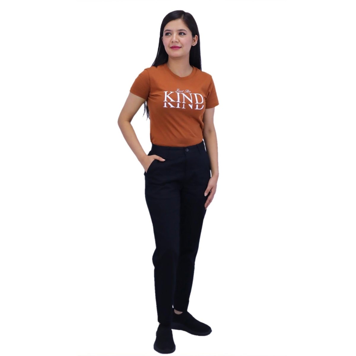 Giordano Women's High Waist Khaki Pants - Premium Pants