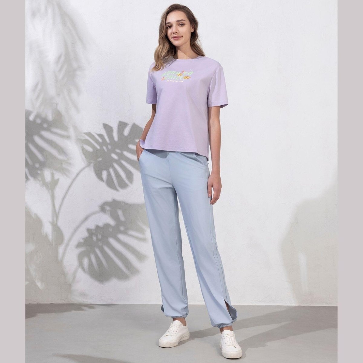 Women's High Waist Knitted Joggers - Giordano