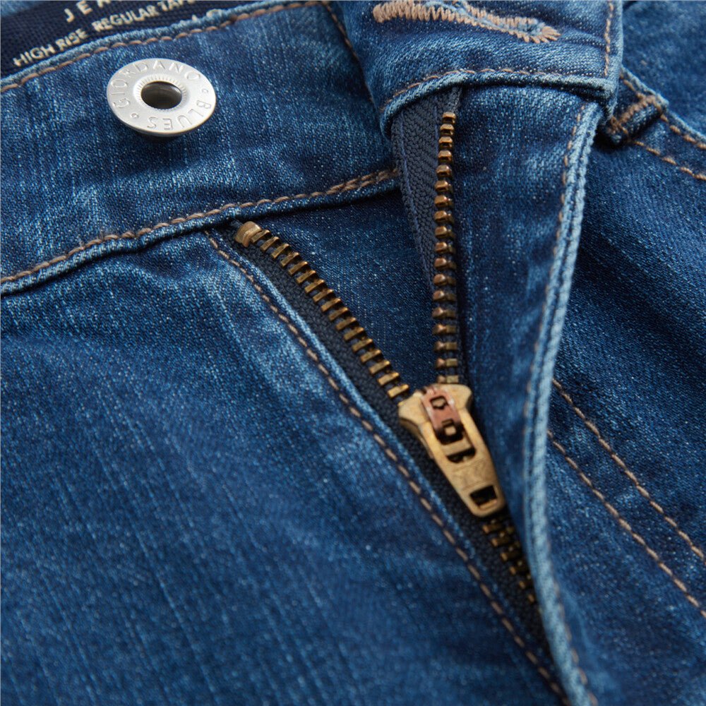 Women's High Waist Regualr Tapered Jeans 26 - Shop Giordano