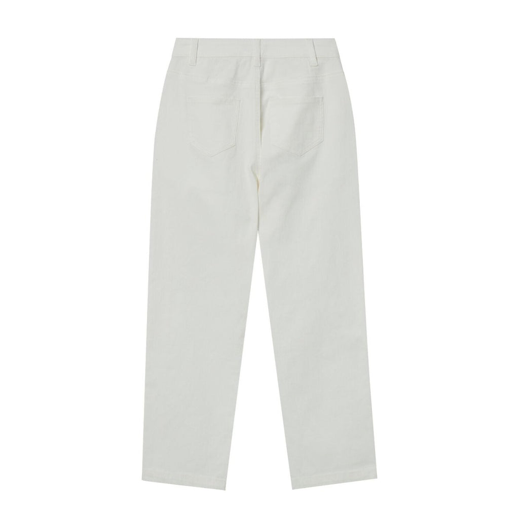 Women's High - Waist Relaxed Tapered Twill Jeans - Cotton Spandex Comfort 26 - Shop Giordano