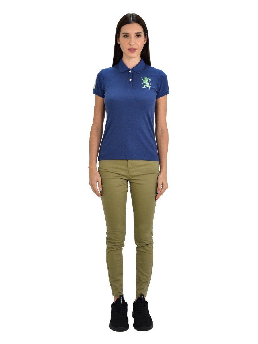 Women's High Waist Slim Tapered Twill Pants - Giordano